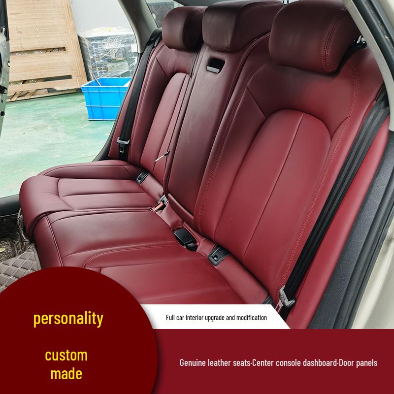 Leather Replacement Covers for A6 A8: Seat, Interior, Console, Dashboard Renovation