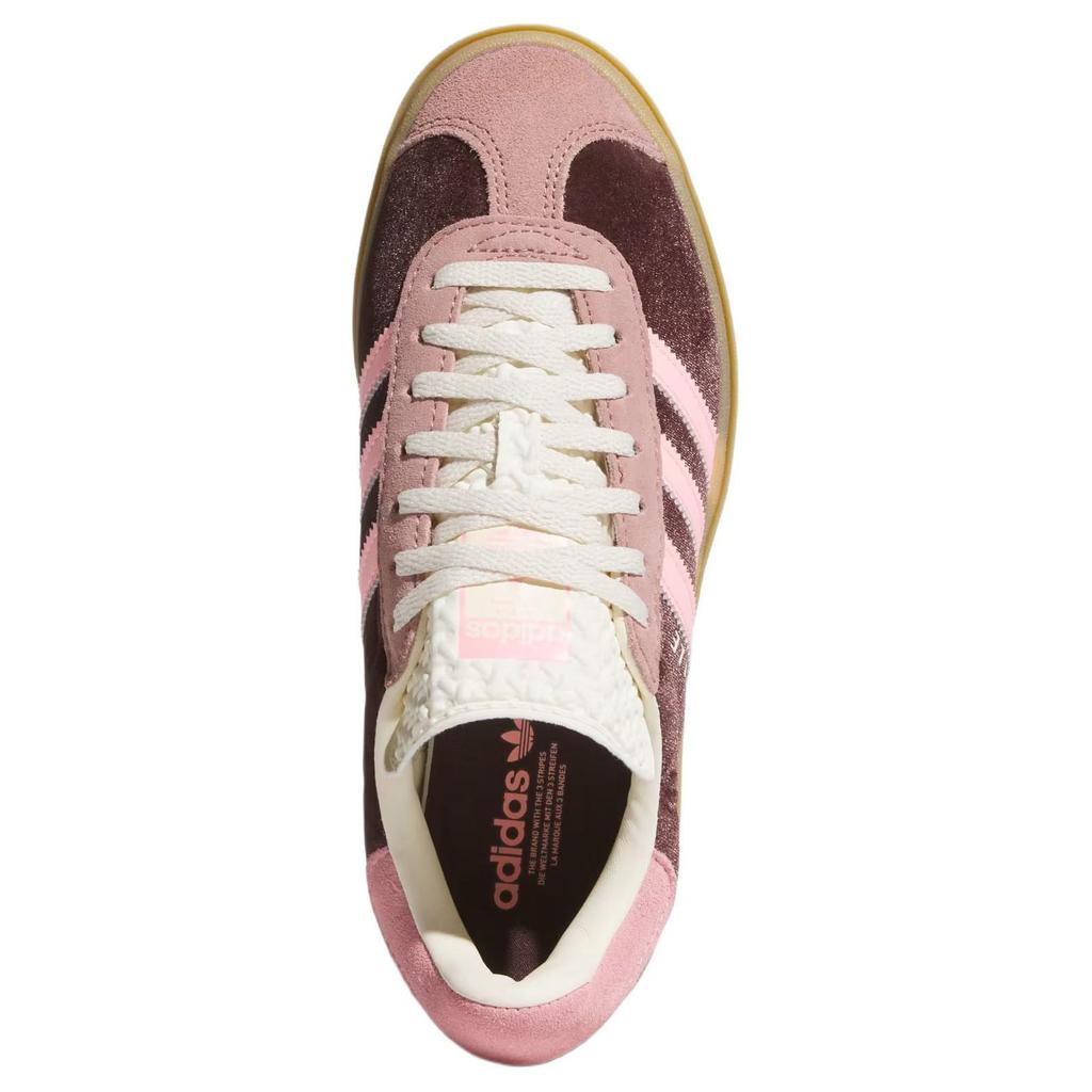 Adidas Женские Gazelle Bold 'Shadow Brown Glow Pink Velvet' Женские JQ5143