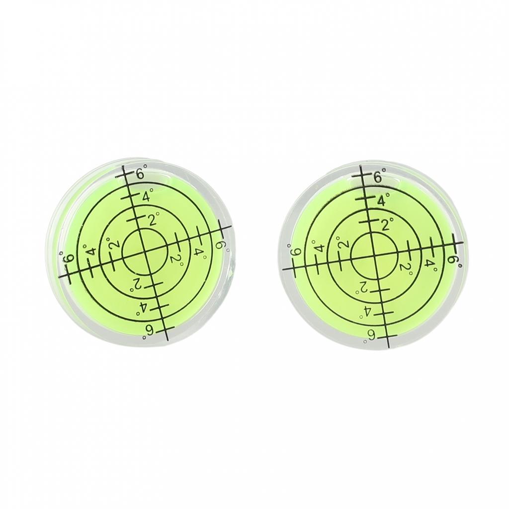 Пузырьковый уровень 32*7 мм/1,26*0,28 дюйма флуоресцентный желто-зеленый