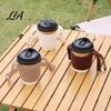 Insulated Cup Cover with Strap Plush Coffee Sleeve, Hand Soft Holder, Retro Style Sleeve for Camping Warmer Autumn And Winter Daily Use Carrier