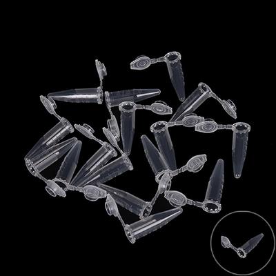 50X0.5Ml лабораторная прозрачная микропластиковая пробирка для центрифуги с защелкивающейся крышкой, контейнер Ab,