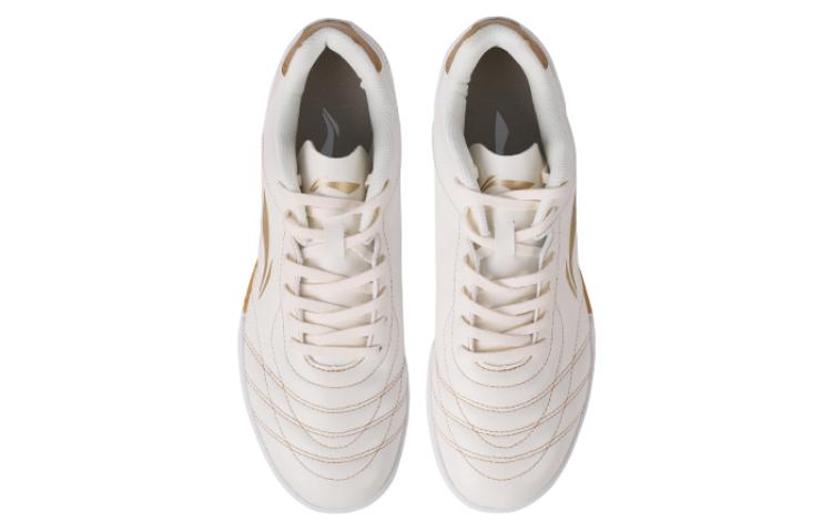 Men's Sneakers Li-Ning Li Ning TF Turf Natural Grass Soccer Shoes Men's White Gold