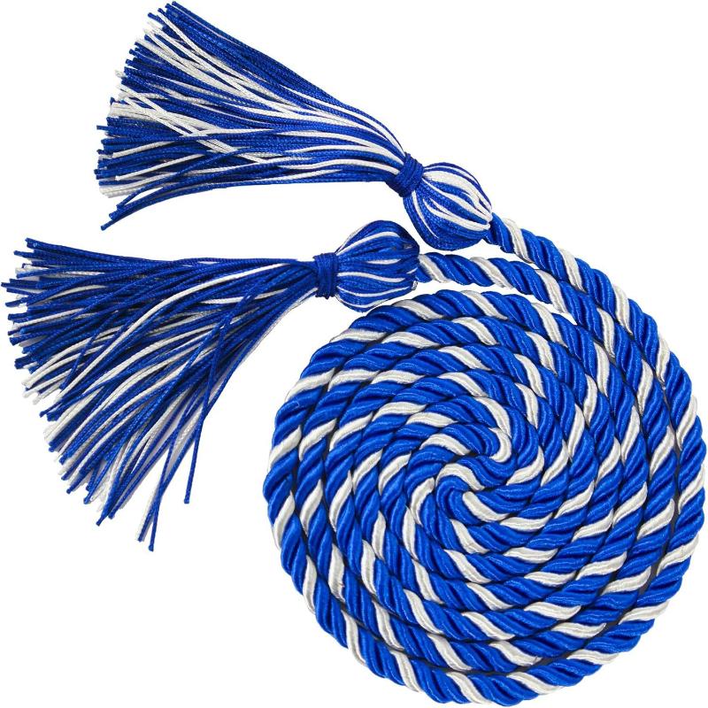 170CM Graduation Honor Cord Double Fringe Tassels Long Rope for Academic Ceremony Student Outfit Party Accessory