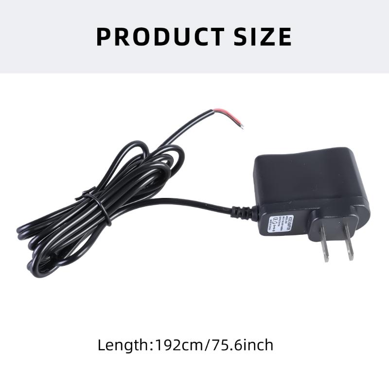 Универсальный адаптер питания 3В 1А/2А, вход 100~240В для пультов дистанционного управления, инструментальный, 2-контактная плоская вилка с отверстиями