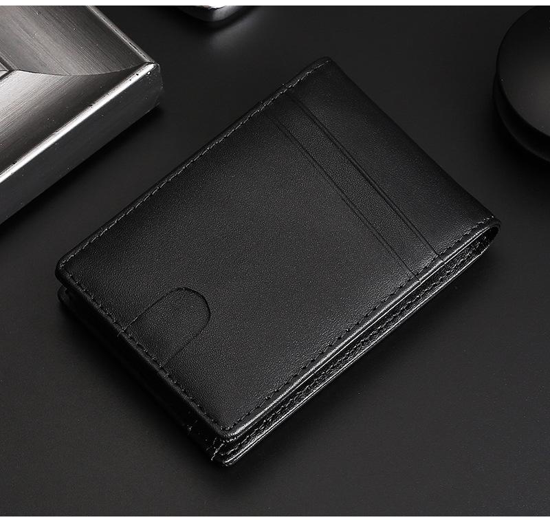 Мужской кошелек AirTag из натуральной кожи с углеродным волокном и защитой RFID