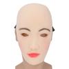 Полулицо латексное женское лицо реалистичное мягкое эластичное отверстия для глаз латексное человеческое женское лицо для косплей вечеринки кроссдрессинга
