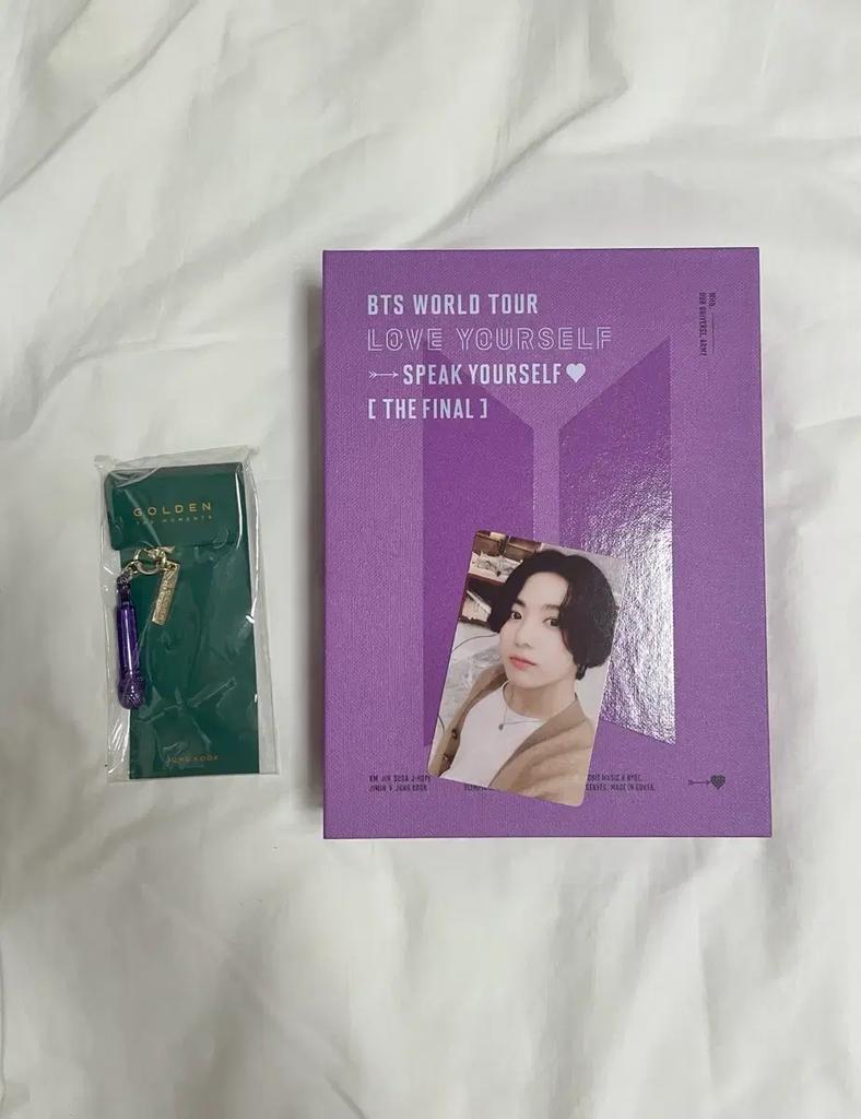 BTS UK Golden Exhibition Microphone Keyring + Poca's Pick Cone Rapcell Condeco Bulletproof Used