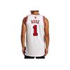 adidas X NBA Collaboration Rose Bulls 1 вышитая футболка Swingman Fan Edition унисекс-майки белого цвета U08972
