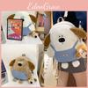Puppy Plush Cuter Backpack With Comes With The Same Pendant Kindergarten For
