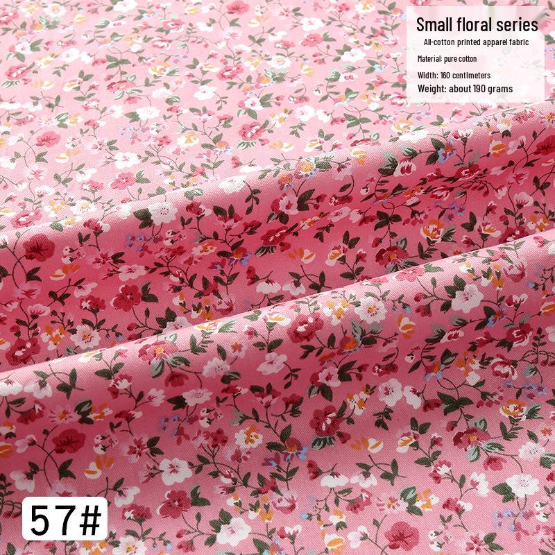 Тщательно отобранная хлопковая саржа с цветочным принтом для детского платья и детского постельного белья