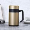 Термокружка для кофе с ручкой, большой объем, термокружка для чая, прочная термобутылка для воды, для дома