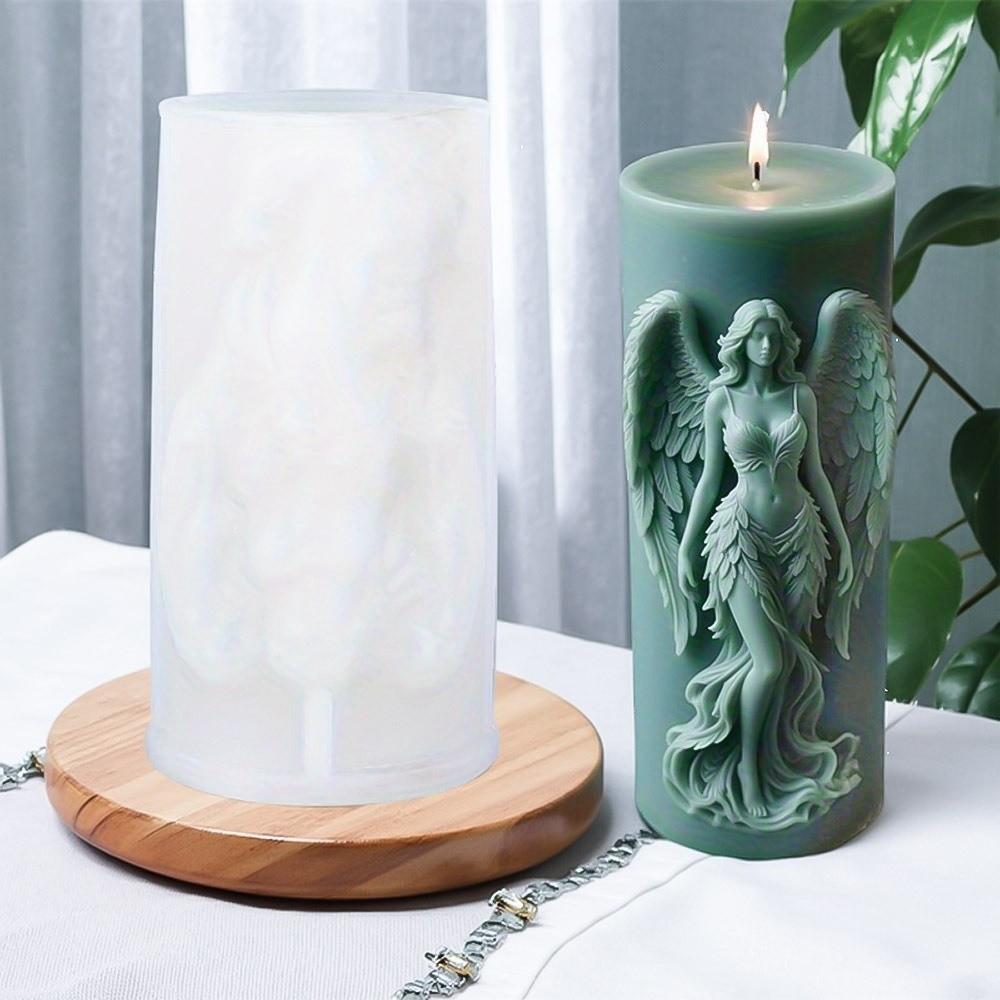 Силиконовая форма из смолы Крыло Ангела Рельеф Инструмент для лепки из глины Новая гипсовая форма Домашний декор