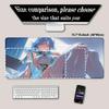 HD Printing Qingxiao Wuthering Waves WuWa Mousepad PC Gaming Keyboard Large Non-slip Base Rubber Desk Mat Anime Sexy Girl Carpet