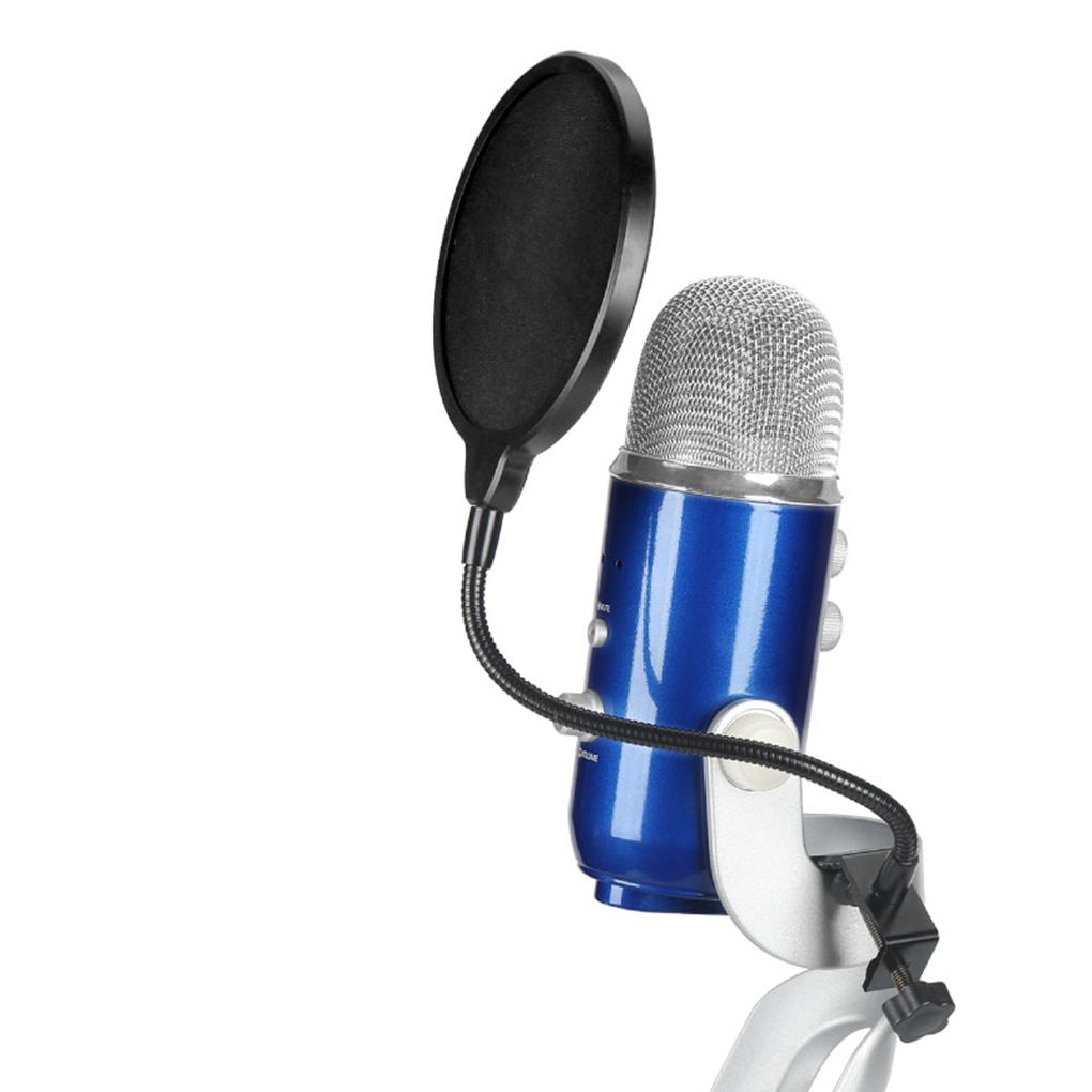 Двухслойная ветрозащита для микрофона, изоляция для записи вокала, НОВАЯ