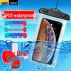 Водонепроницаемый чехол для мобильного телефона для рафтинга, дайвинга, плавания, с доступом к сенсорному экрану под водой