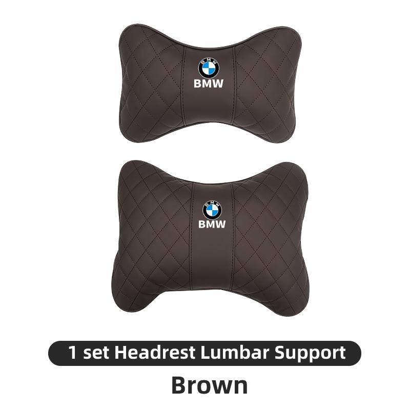 2025 Hot Car Logo Headrest Neck Cushion Lumbar Support Memory Foam Pillow For BMW M X1 X3 X5 X6 X7 E30 E90 M3 E84 E83 F25 E91 E6