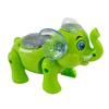 Забавный электрический прогулочный мигающий светодиодный слон с музыкальным поводком, детская игрушка