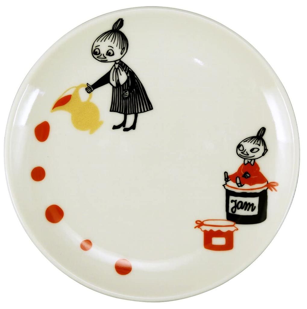 MOOMIN Plate with Mimra 13cm Moomin Nordic Day Wedding Made In "Jam" Pattern, Approx. Diameter, Merchandise, Style, Mother's Gift, Tableware, Gift,