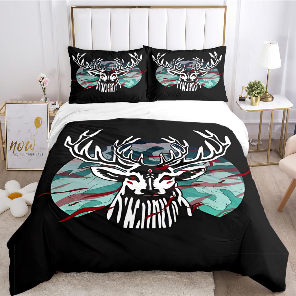 Deerhead Element Casal Всесезонный пододеяльник одеяло постельное белье Мягкий пододеяльник и наволочки Односпальный/Двуспальный/Квин/Кинг