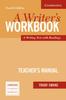 The A Writer's Workbook Teacher's Manual : An Interactive Writing Text Book