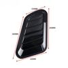 Universal Car Hood Scoop Carbon Fiber Air Intake Vent Cover 2PCS Styling Accessories Exterior Decoration for Easy Install