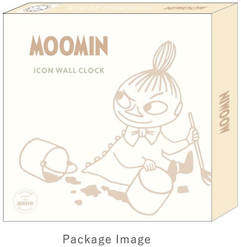 Часы настенные Tees Factory Moomin Icon бежевые MO-5520472BE