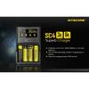 NITECORE SC4 Интеллектуальное зарядное устройство для аккумуляторов Превосходное четыре слота Быстрая зарядка для аккумуляторов 18650 14450 16340 AA с автомобильным зарядным устройством