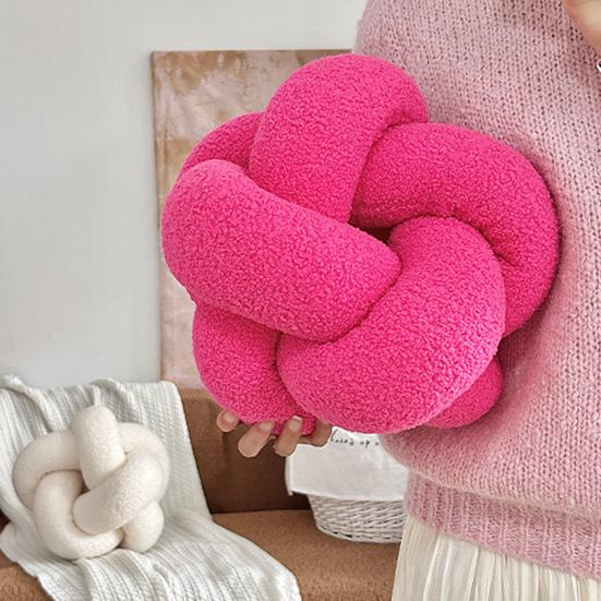 Подушка ручной плетеный узел круглый шарообразный плюшевый эластичный спальный диван-компаньон