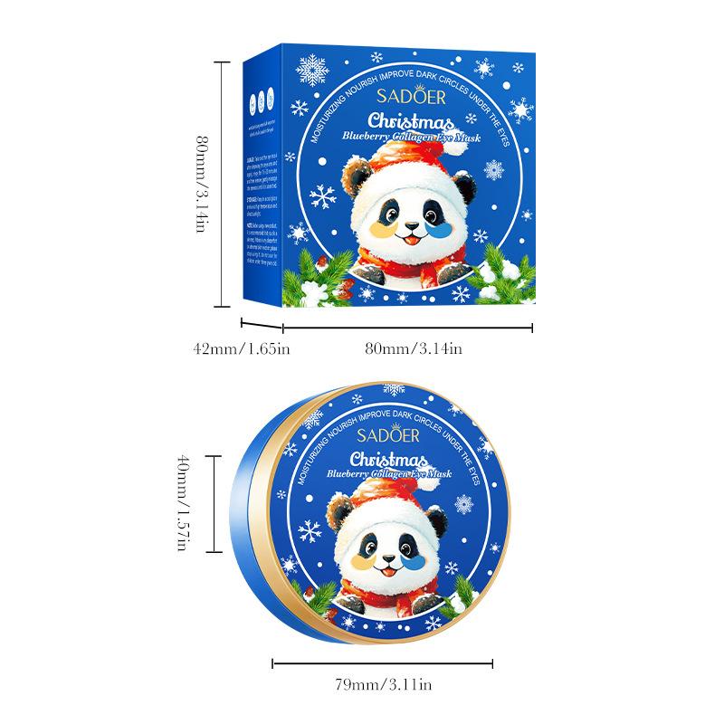 Blueberry, Pomegranate, Avocado Nourishing Eye Mask Removes Bags and Dark Circles Under The Eyes and Rejuvenates The Moisturizing Eye Mask