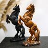 Статуя из смолы Золотая Белая Черная Фигурка Лошади Скандинавские Абстрактные Украшения Для Статуэток Для Интерьера Скульптуры Домашний Декор