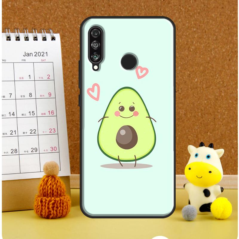 Милый Мультяшный Авокадо Фитнес Чехол Для Huawei P30 Pro P20 P40 Lite Nova 11i 8i 3i 11 9 10 SE 5T Y60 Y70 Y90 Y61 Y91 Обложка