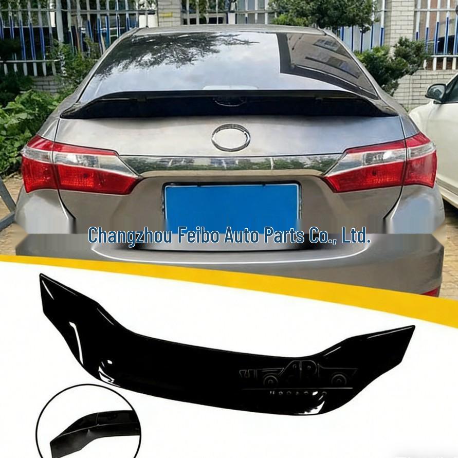 Задний спойлер Toyota Corolla 2014-2024 Стиль Levin R Крыло без отверстий