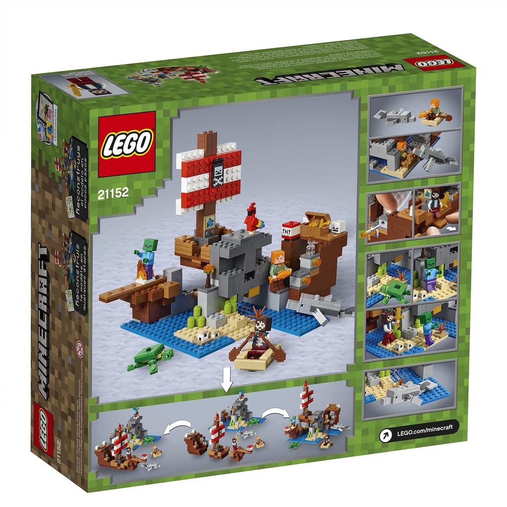 LEGO Minecraft Pirate Ship Adventure 21152 Block Toy Boy