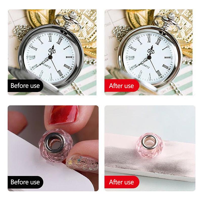 1/5Pcs Silver Gold Jewelry Polishing Powder Cleaner Platinum Jewellery Cleaning Anti-Tarnish Equipment Silversmithing Tool