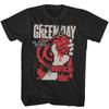 Green Day American Idiot Hysteria Футболка Мужская Рок-музыка Классическая Футболка Группы Черная оверсайз футболка streetwear harajuku -...