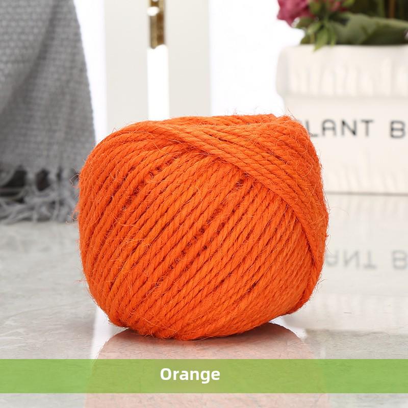 Цветная пеньковая веревка в стиле ретро для самостоятельного изготовления, 1,5-2 мм, 25 м/50 м/100 м