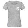 6 Six Pocket Varsity Number Women's T-Shirt Funny Number Meme Shirt