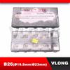 50PCS B26 Ed Shims 1.340mm-1.800mm Common Rail Injector Adjust Shims Nozzle Valve Lift Adjusting Washers Adjustment Gasket