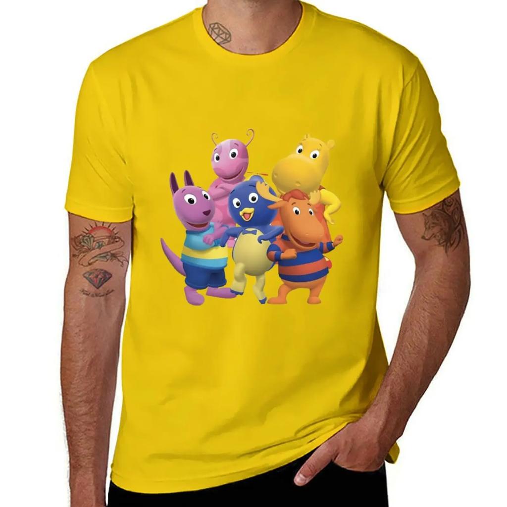 Backyardigans TShirt for a boy customs tees boys animal print clothes for Unisex