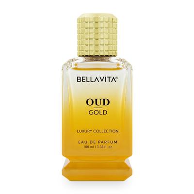 Bella Vita Luxury Men Oud Gold Eau De Parfum Intense Liquid Perfum With Caramel, Orris, Rose, Jasmine | Woody Long Lasting EDP Fragrance Scent 100 мл