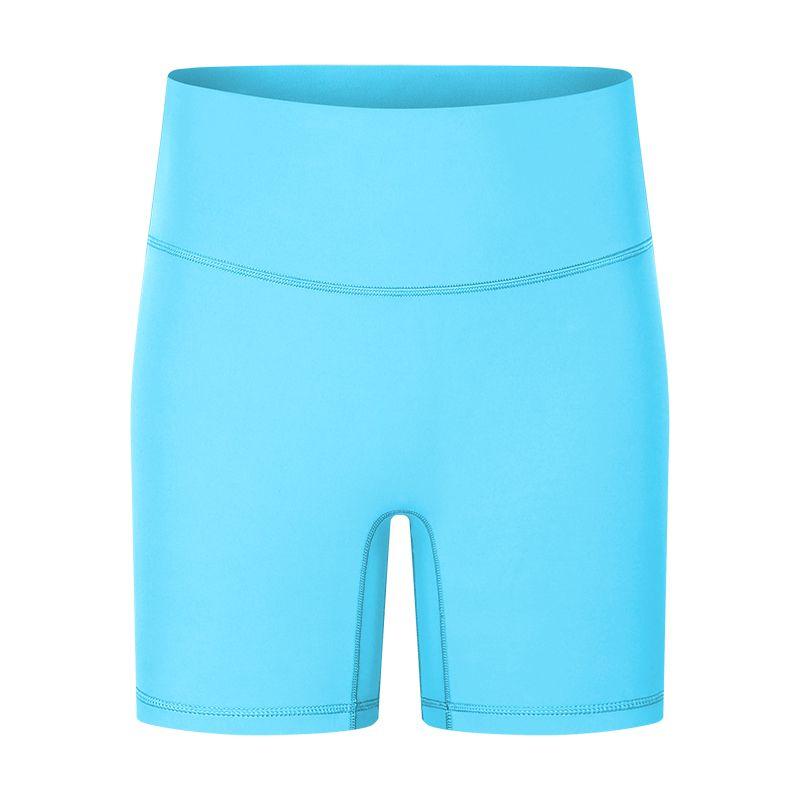 Nude Feel High Waist Yoga Shorts Outwear Thin Quick-Drying Sports Shorts Women's Tight Three-Point Fitness Shorts Women's Hip Lifting