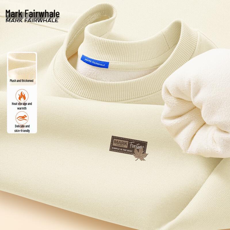 Mark Fairwhale Men's Winter Loose Fit Crewneck Sweatshirt