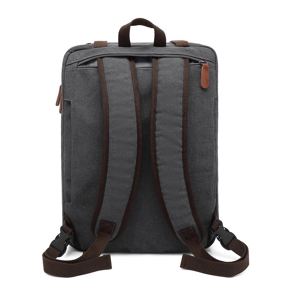 Мужской рюкзак Cool Bell, многофункциональный канва-рюкзак, сумка через плечо, сумка-мессенджер и сумка 15,6/17,3-дюймовый рюкзак для ноутбука