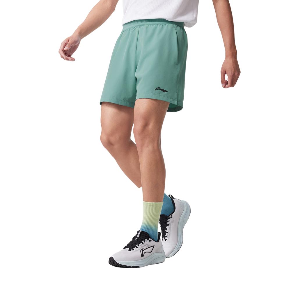Коллекция для бега Li Ning Спортивные шорты мужские Мистический весенний зеленый AKSV097-7