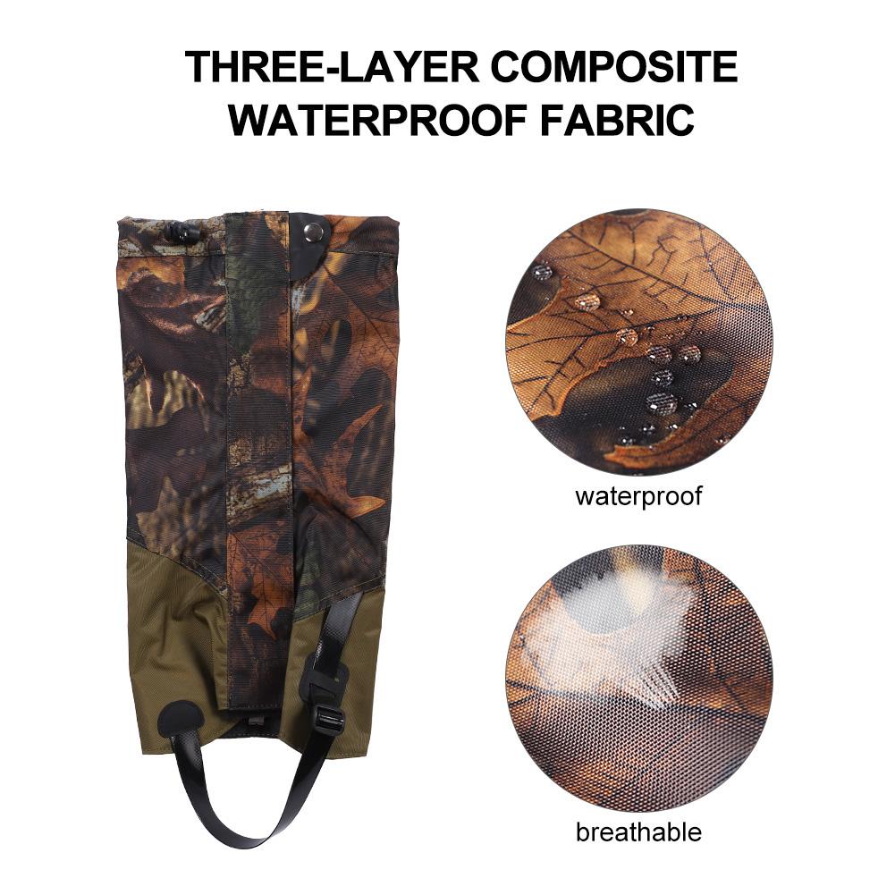 Outdoor Waterproof Leg Cover Snow Legging Gaiters for Camping Hiking Climbing