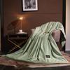Летнее одеяло с охлаждающим эффектом, тонкое летнее однотонное одеяло для двуспальной кровати размера «queen-size», охлаждающее одеяло из микрофибры, легкое покрывало