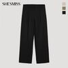 SHESMISS Pleated Straight Pants Swwslp11040