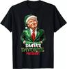 Trump As Santa#039;s Favorite President Trump Elf Christmas TShirt Unisex Tees Unisex T-Shirt