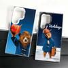 Cute P-PaddingtonS Bear Shockproof Phone Case for Samsung Galaxy S26 Edge S25 Ultra S24 FE S23 Plus S21 Cover Anti Fall Fundas