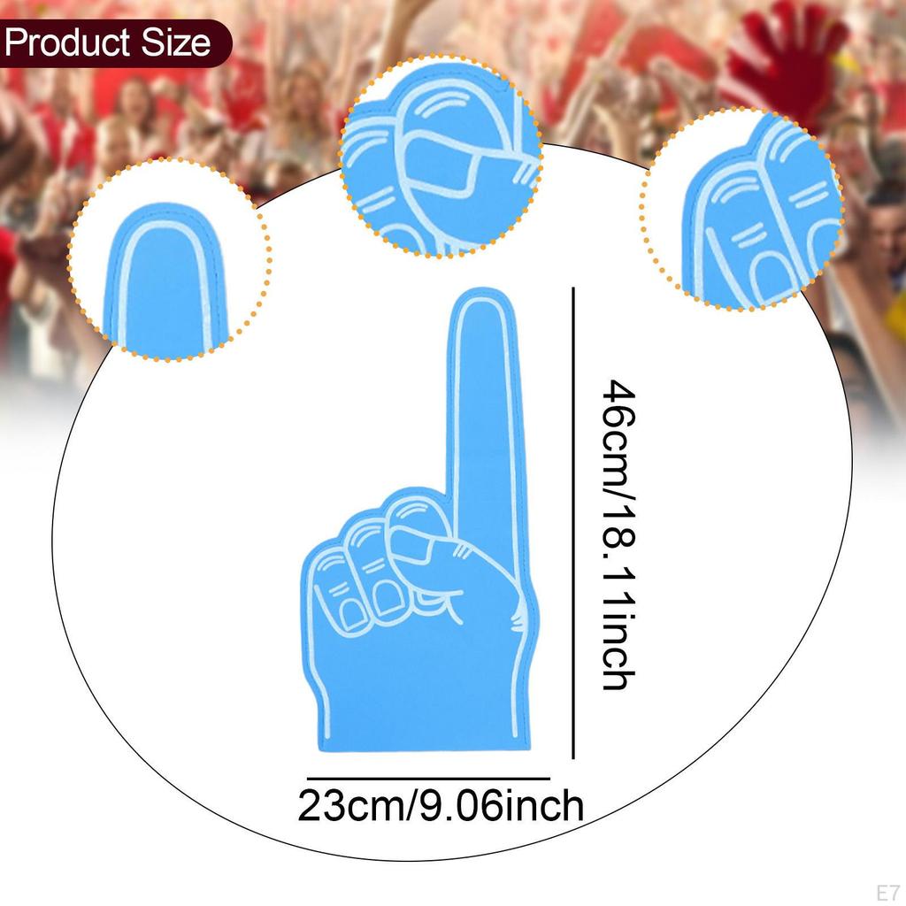 Гигантский поролоновый палец реквизит чирлидинг смешной аксессуар спортивного болельщика перчатка-рука для